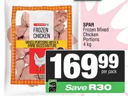 Spar Savemor SPAR Frozen Mixed Chicken Portions offer