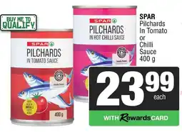 Spar Savemor SPAR Pilchards In Tomato or Chilli Sauce offer