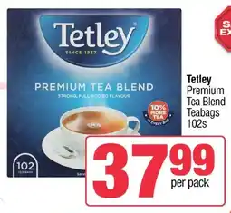 Spar Savemor Tetley Premium Tea Blend Teabags offer