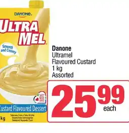 Spar Savemor Danone Ultramel Flavoured Custard Assorted offer