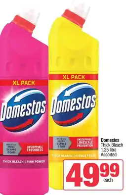 Spar Savemor Domestos Thick Bleach Assorted offer