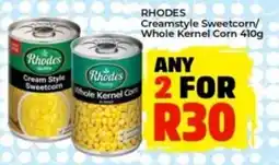 Elite Cash & Carry Rhodes Creamstyle Sweetcorn/ Whole Kernel Corn offer