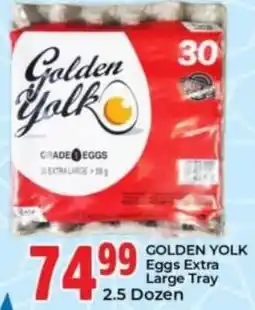 Elite Cash & Carry Golden Yolk Eggs Extra Large Tray offer