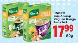 Elite Cash & Carry Knorr Cup A Soup Regular Range Assorted offer