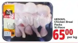 Elite Cash & Carry Henwil Chicken Braai Packs offer