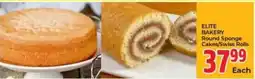 Elite Cash & Carry Elite Bakery Round Sponge Cakes/ Swiss Rolls offer