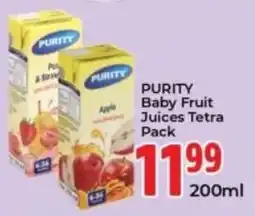 Elite Cash & Carry Purity Baby Fruit Juices Tetra Pack offer