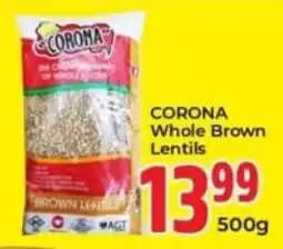 Elite Cash & Carry Corona Whole Brown Lentils offer