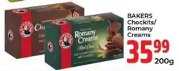 Elite Cash & Carry Bakers Chockits/ Romany Creams offer