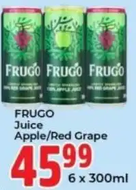 Elite Cash & Carry Frugo Juice Apple/ Red Grape offer
