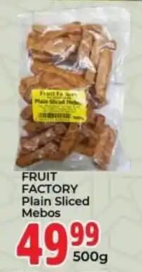 Elite Cash & Carry Fruit Factory Plain Sliced Mebos offer