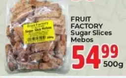 Elite Cash & Carry Fruit Factory Sugar Slices Mebos offer