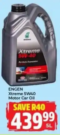 Elite Cash & Carry Engen Xtreme 5W40 Motor Car Oil offer