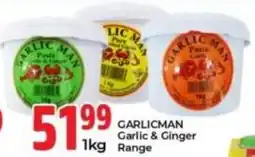 Elite Cash & Carry Garlicman Garlic & Ginger Range offer