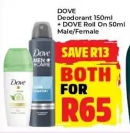 Elite Cash & Carry Dove Deodorant + Dove Roll On Male/ Female offer