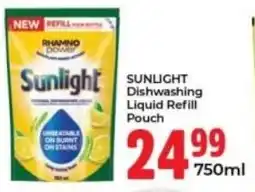 Elite Cash & Carry Sunlight Dishwashing Liquid Refill Pouch offer