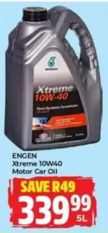 Elite Cash & Carry Engen Xtreme 10W40 Motor Car Oil offer