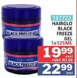 Arrow Cash And Carry Hairglo black freeze gel offer