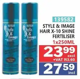 Arrow Cash And Carry Style & image hair x-10 shine fertiliser offer