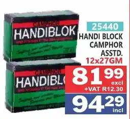 Arrow Cash And Carry Handi block camphor offer