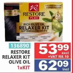 Arrow Cash And Carry Restore relaxer kit olive oil offer
