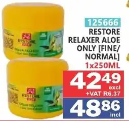 Arrow Cash And Carry Restore relaxer aloe offer