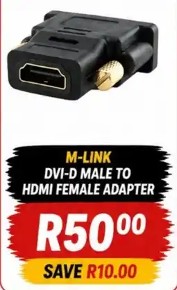 Matrix Warehouse M-link DVI-D Male to HDMI Female Adapter offer