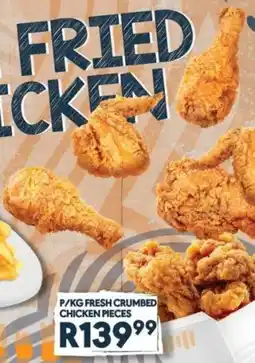 OBC Meat & Chicken Fresh crumbed chicken pieces offer