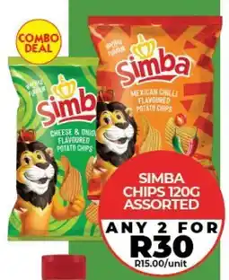 1UP Simba chips assorted offer