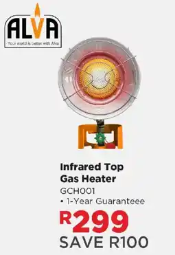 House & Home Alva Infrared Top Gas Heater offer