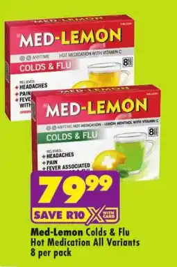 MediRite Med-Lemon Colds & Flu Hot Medication All Variants offer