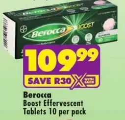 MediRite Berocca Boost Effervescent Tablets offer