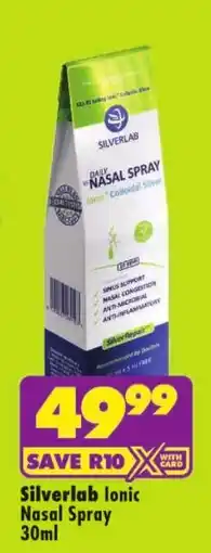 MediRite Silverlab Ionic Nasal Spray offer
