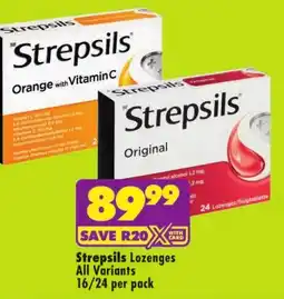 MediRite Strepsils Lozenges All Variants offer