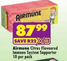 MediRite Airmune Citrus Flavoured Immune System Supporter offer