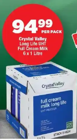 OK MiniMark Crystal Valley Long Life UHT Full Cream Milk offer