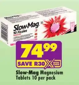 MediRite Slow-Mag Magnesium Tablets offer