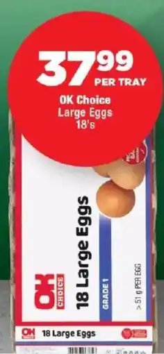 OK MiniMark OK Choice Large Eggs offer