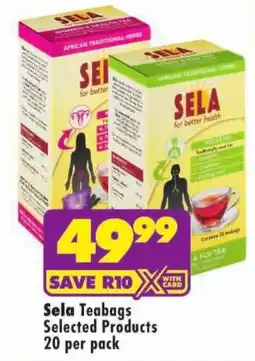 MediRite Sela Teabags offer