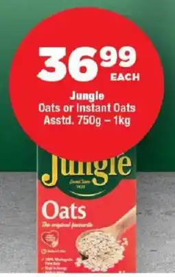 OK MiniMark Jungle Oats or Instant Oats offer
