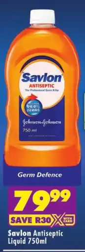 MediRite Savlon Antiseptic Liquid offer