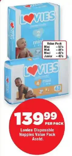OK MiniMark Lovies Disposable Nappies Value Pack offer