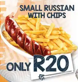 OBC Meat & Chicken Small russian with chips offer