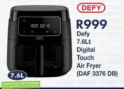 President Hyper Defy Digital Touch Air Fryer offer