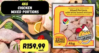 Supreme chicken mixed portions