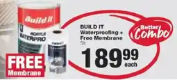 Build It Build it Waterproofing + Free Membrane offer
