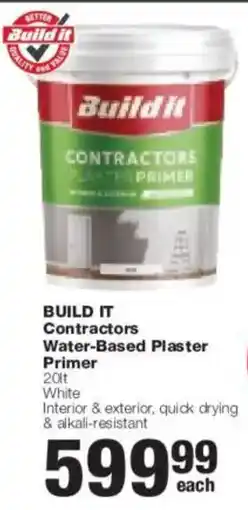 Build It Build it Contractors Water-Based Plaster Primer offer
