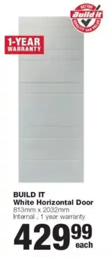 Build It Build it White Horizontal Door offer