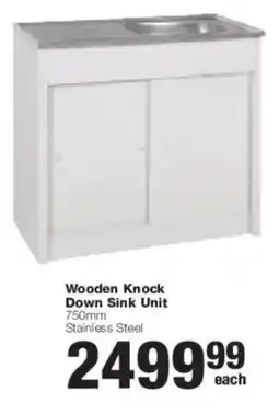 Build It Wooden Knock Down Sink Unit offer