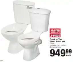 Build It Front or Top Flush Toilet set offer